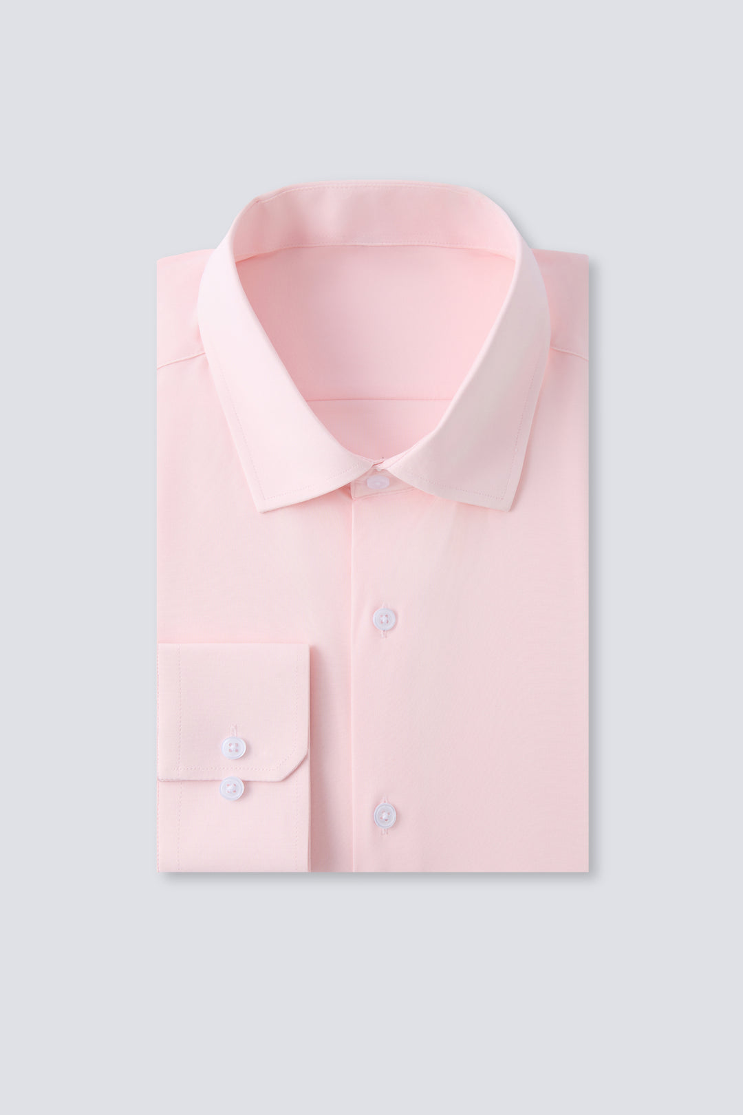 Solid Pink Long Sleeve Classic Fits - Town Hill