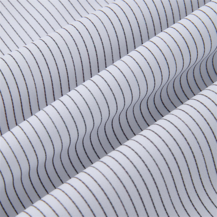Charcoal Chalked Pinstripe long sleeve dress shirt