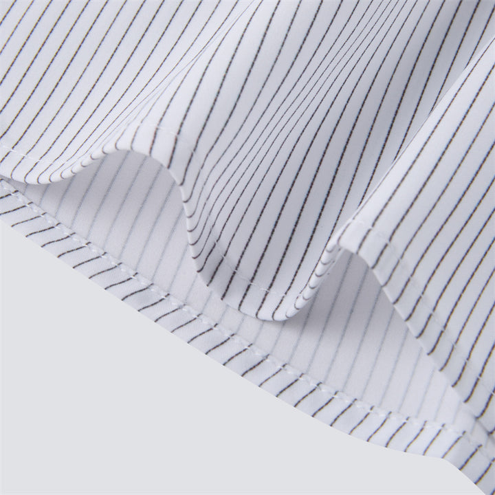 Charcoal Chalked Pinstripe long sleeve dress shirt