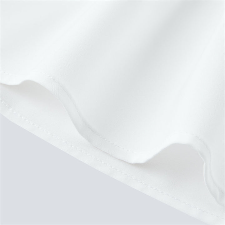 Pure White Long sleeve Dress Shirt