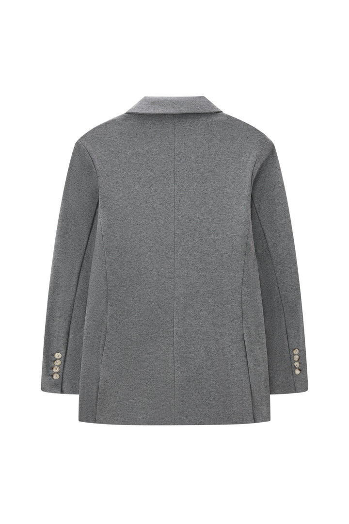 Athletic Casual Men’s Blazer -Light Grey