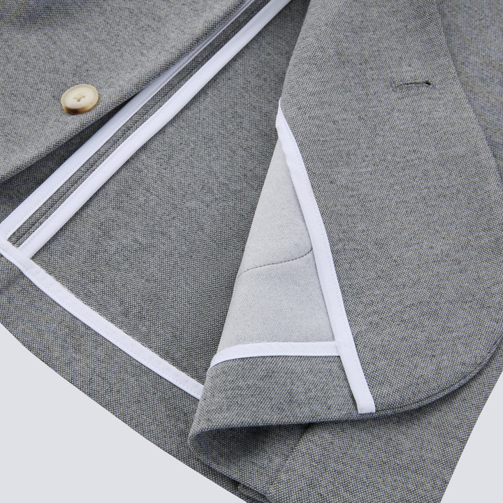 Athletic Casual Men’s Blazer -Light Grey