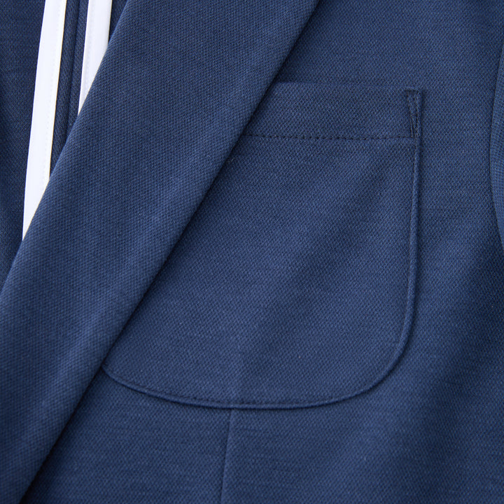 Athletic Casual Men’s Blazer -Navy