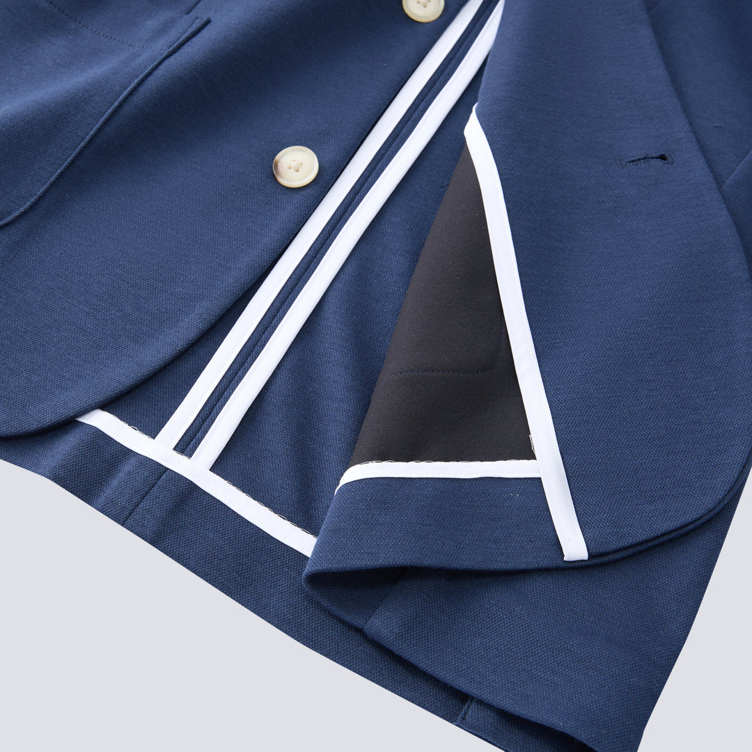 Athletic Casual Men’s Blazer -Navy