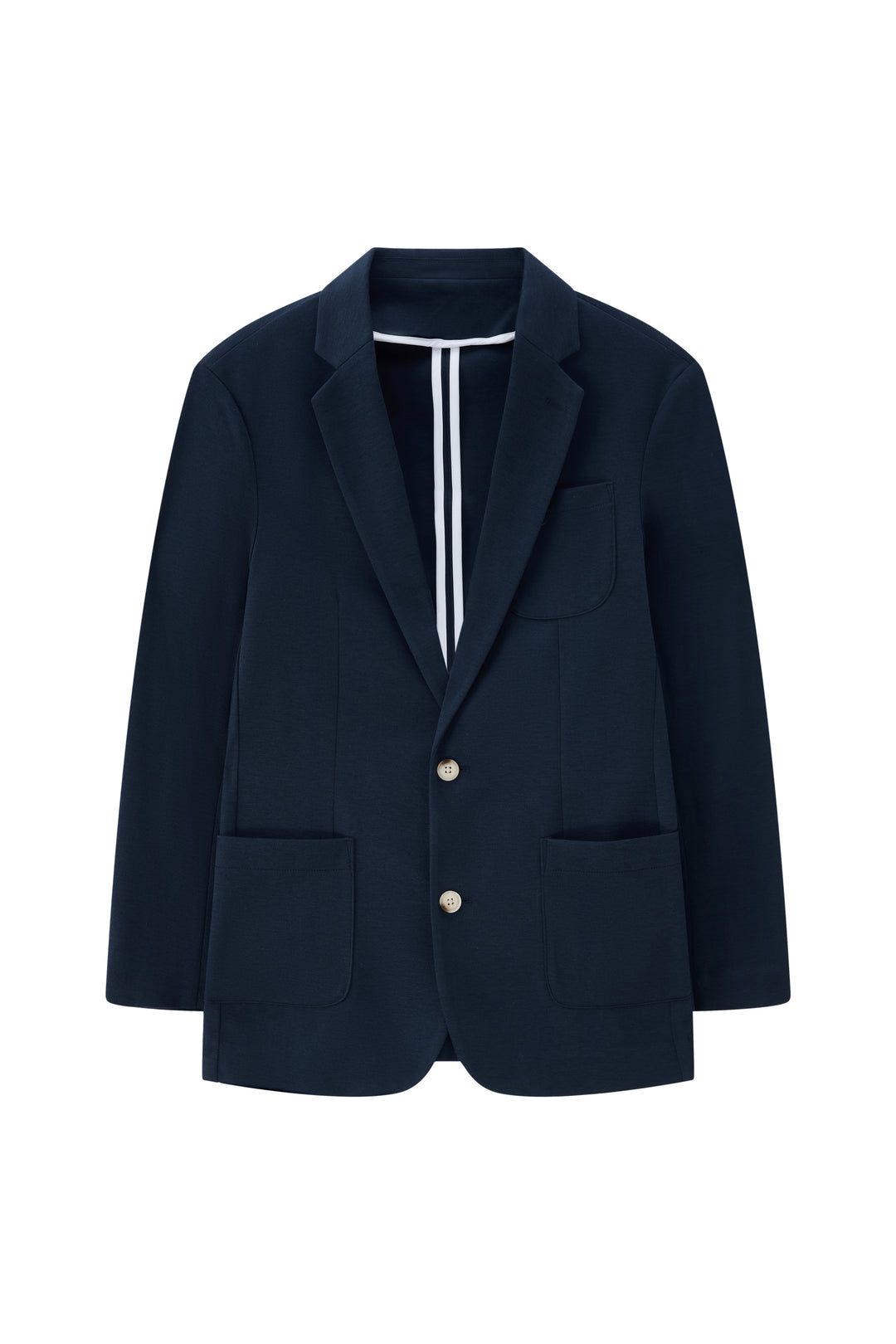 Athletic Casual Men’s Blazer -Navy