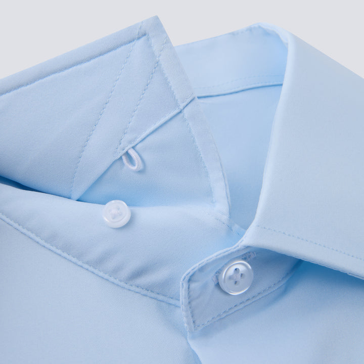 Pale Blue Long Sleeve Classic Fits - Town Hill