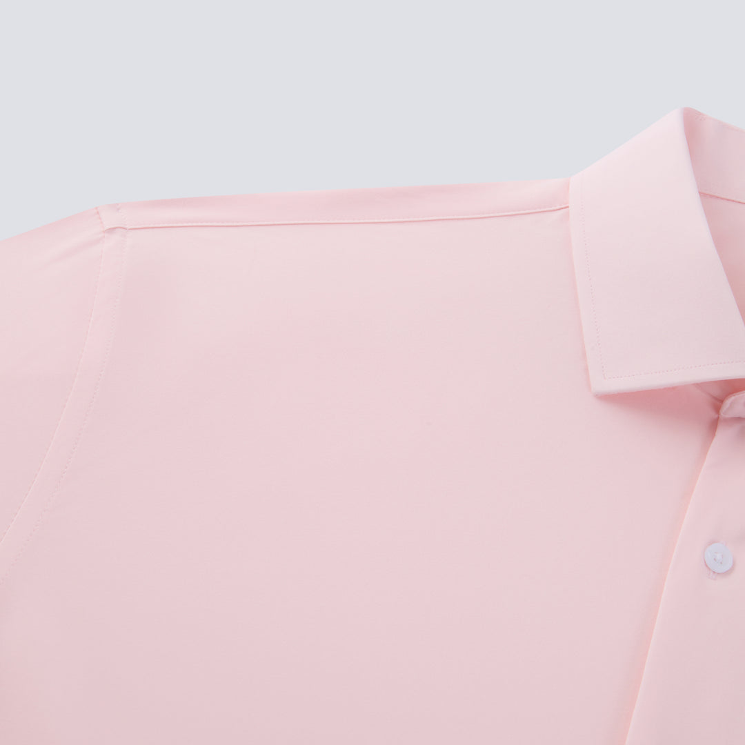 Solid Pink Long Sleeve Classic Fits - Town Hill