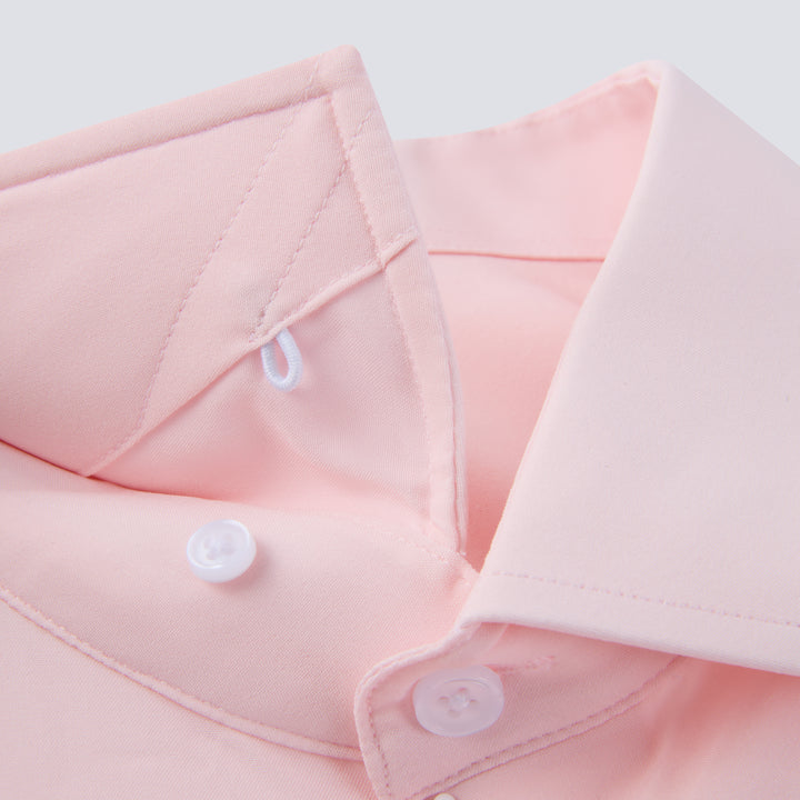 Solid Pink Long Sleeve Classic Fits - Town Hill
