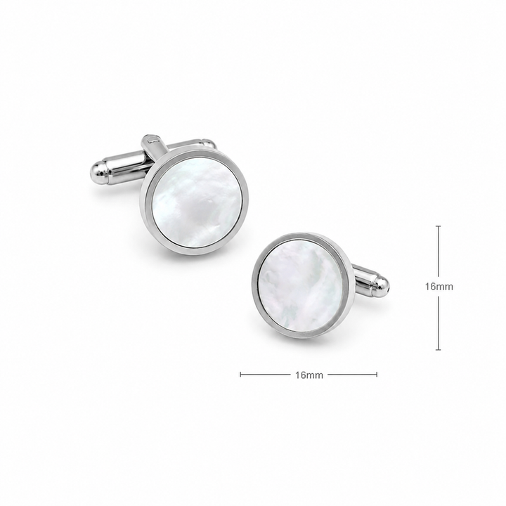 Mother of Pearl Cuff Links (Set of 2) - Town Hill