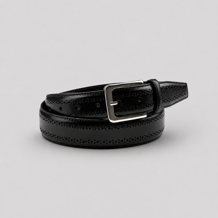 Perforated Leather Belts - Town Hill