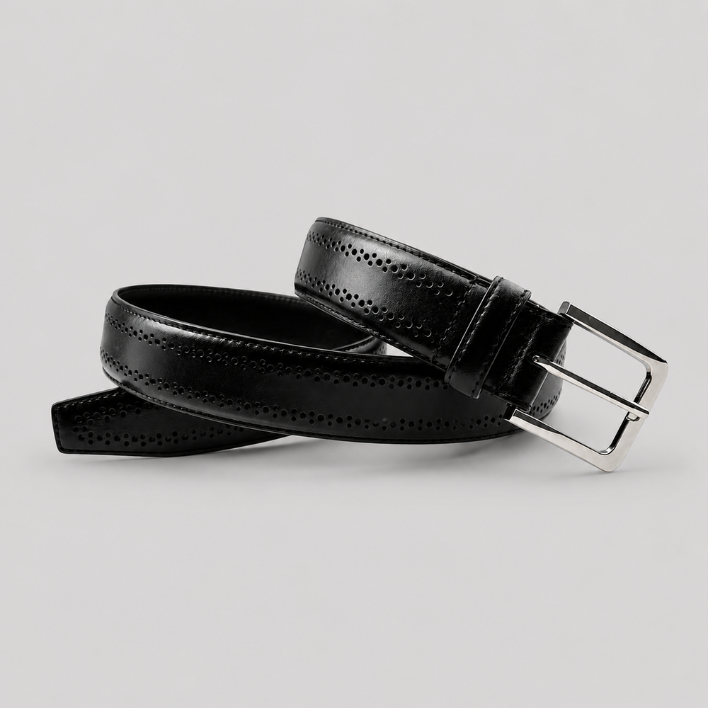 Perforated Leather Belts - Town Hill