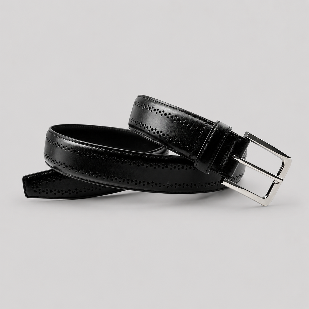 Perforated Leather Belts - Town Hill