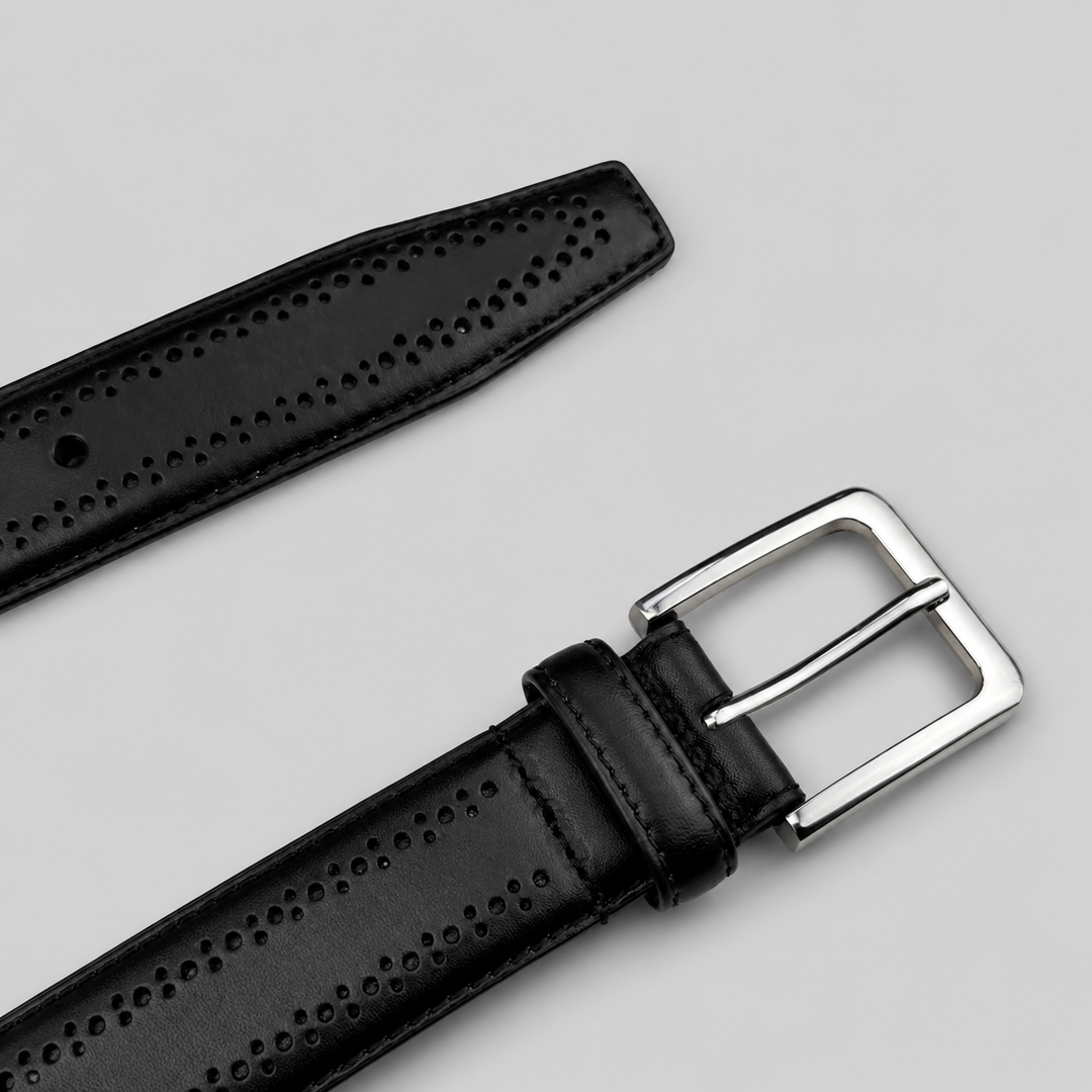 Perforated Leather Belts - Town Hill
