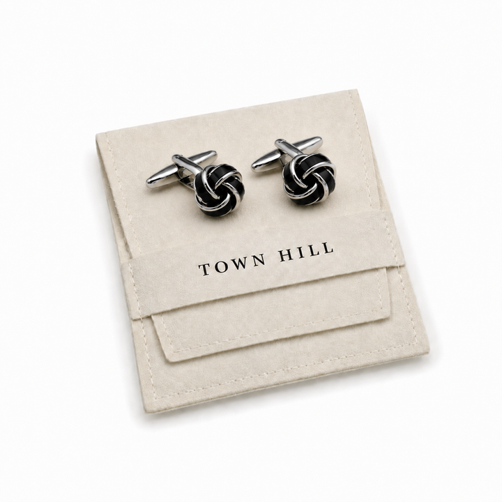 Black Knot Cuff Links (Set of 2) - Town Hill