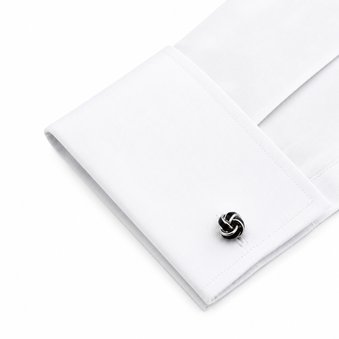 Black Knot Cuff Links (Set of 2) - Town Hill