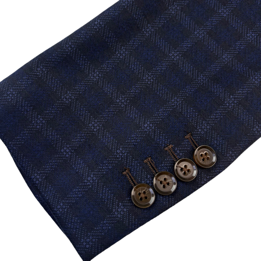 Athletic Fit Stretch Blazer – Blue Plaid - Town Hill