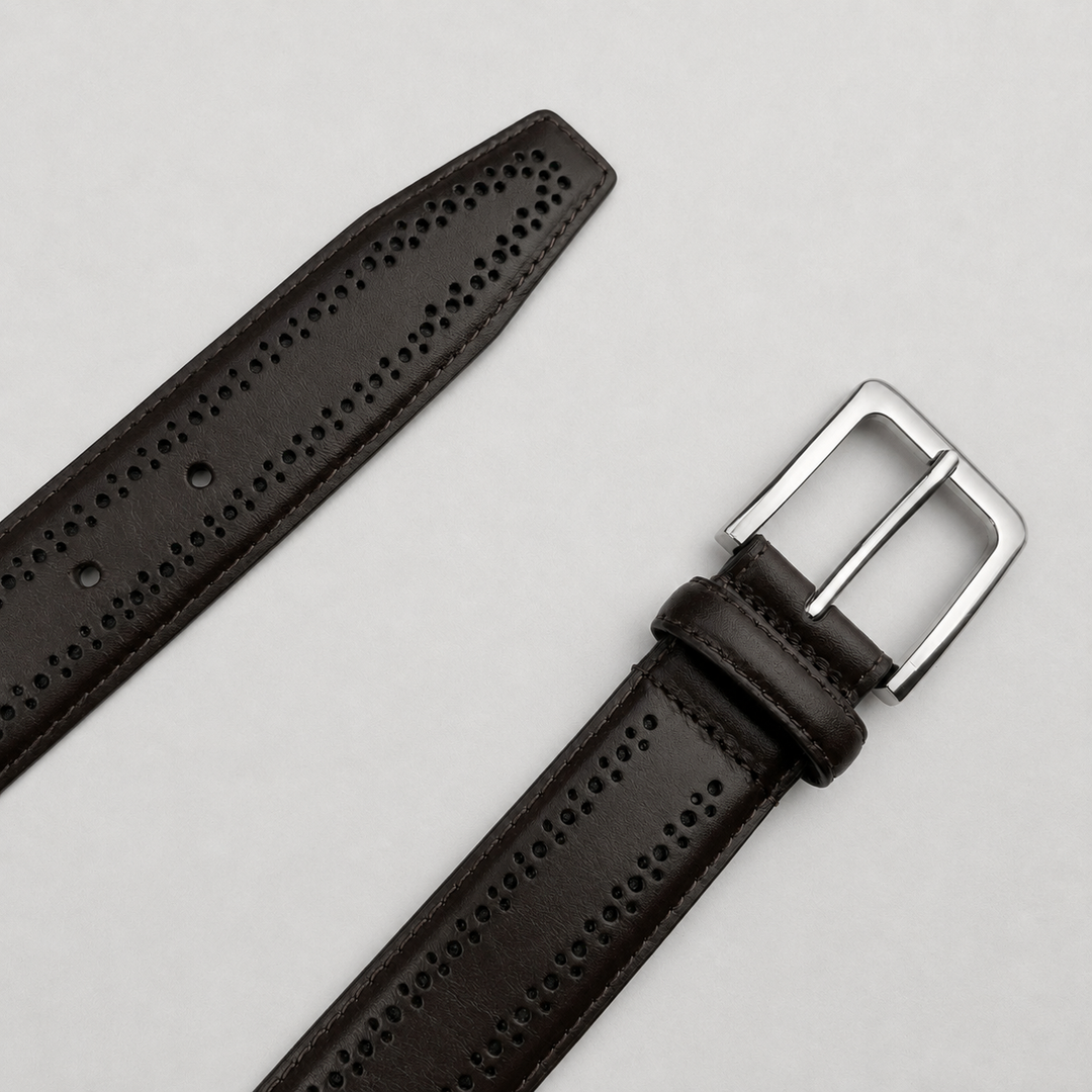 Perforated Leather Belts - Town Hill