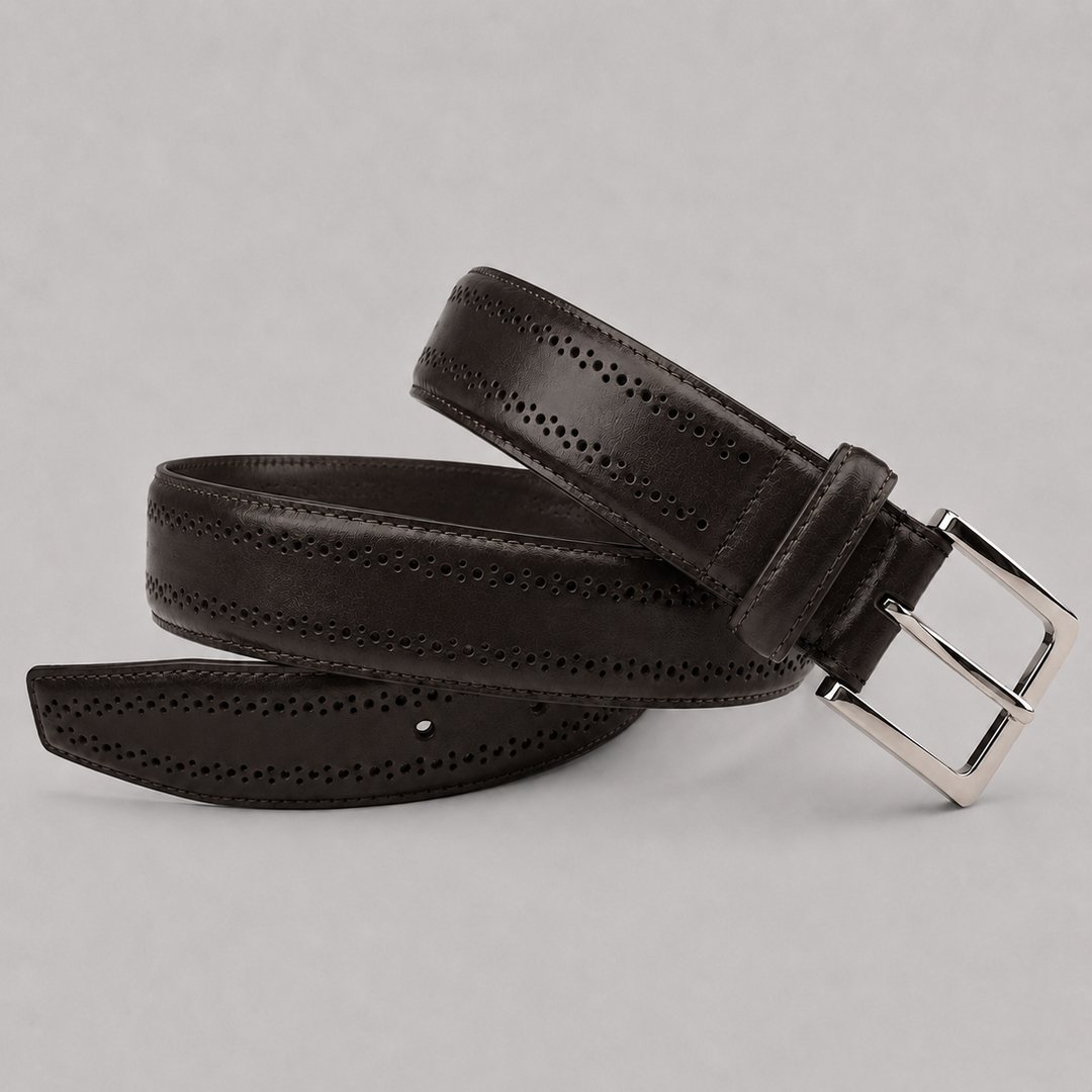 Perforated Leather Belts - Town Hill