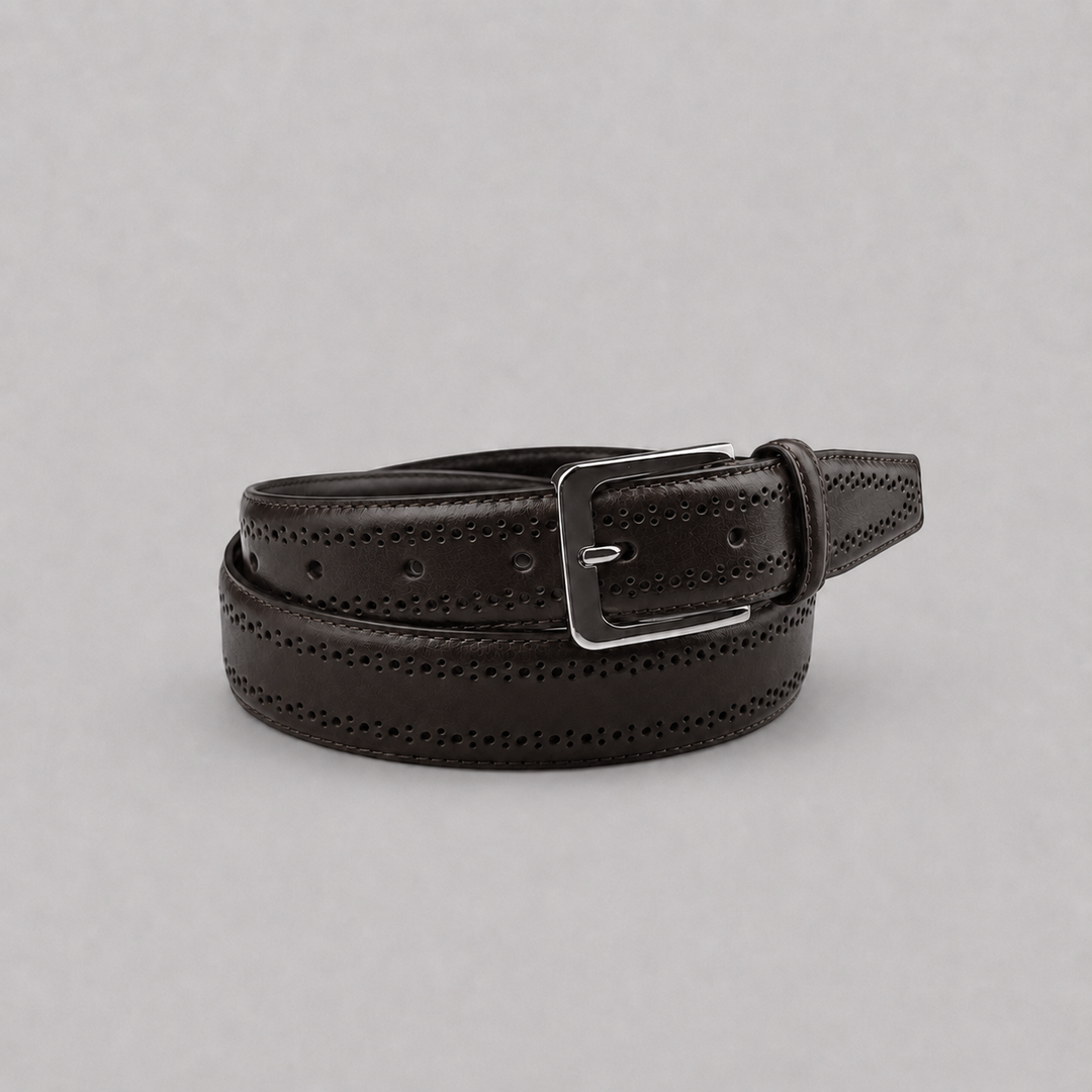 Perforated Leather Belts - Town Hill