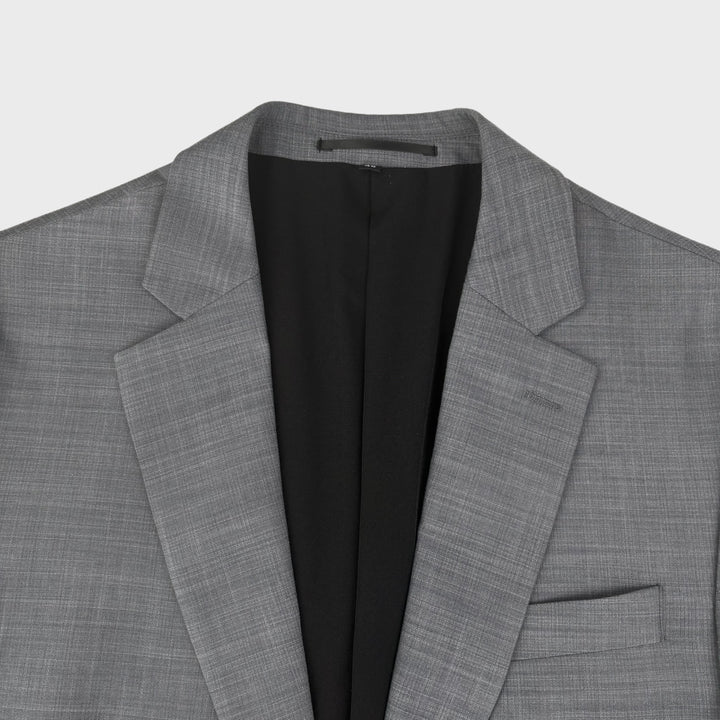 Athletic Fit Stretch Blazer – Heathered Grey - Town Hill