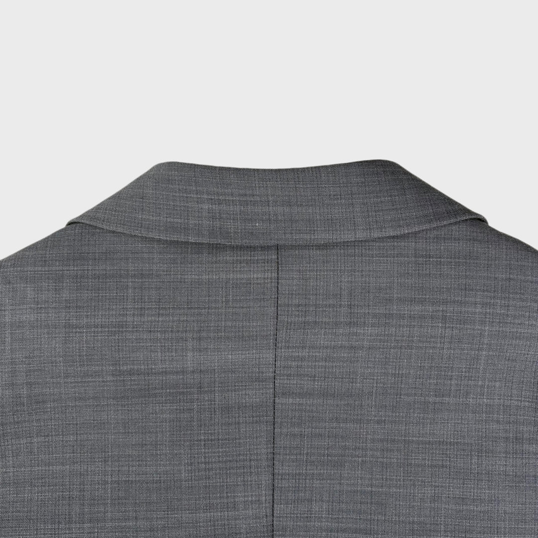 Athletic Fit Stretch Blazer – Heathered Grey - Town Hill