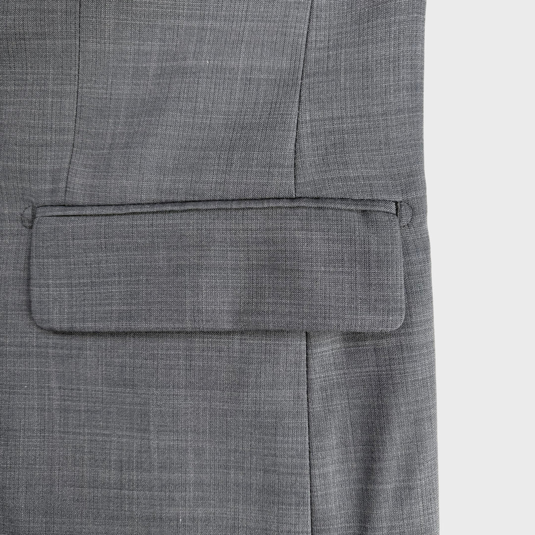 Athletic Fit Stretch Blazer – Heathered Grey - Town Hill