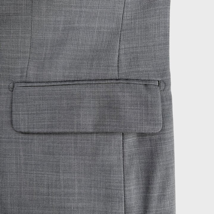 Athletic Fit Stretch Blazer – Heathered Grey - Town Hill
