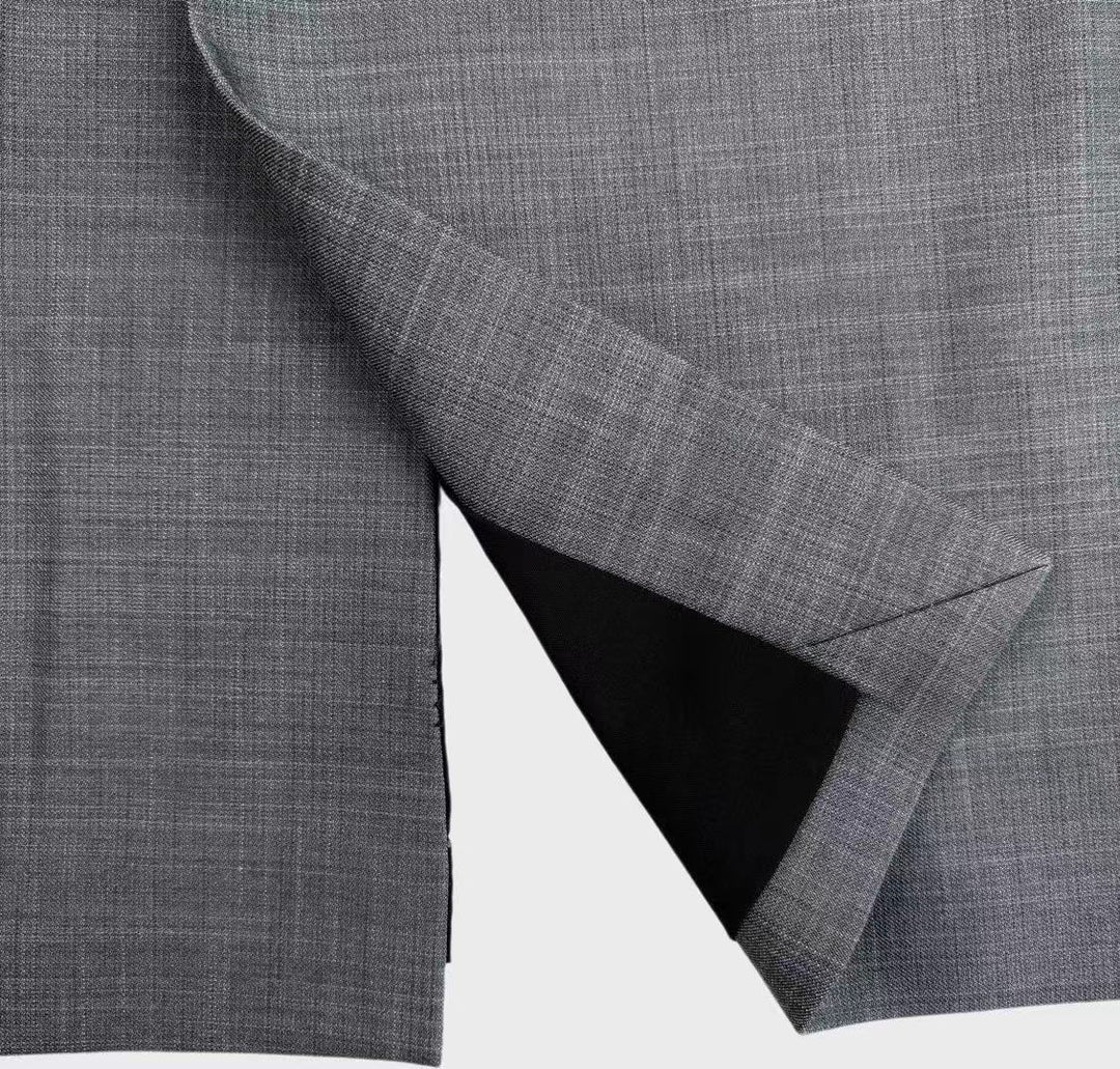 Athletic Fit Stretch Blazer – Heathered Grey - Town Hill