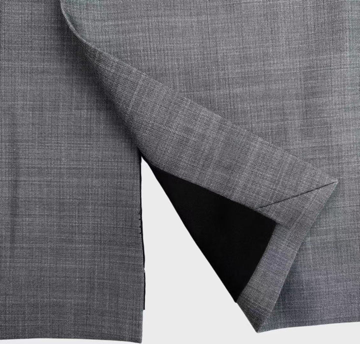 Athletic Fit Stretch Blazer – Heathered Grey - Town Hill