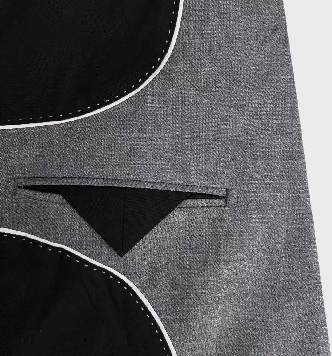 Athletic Fit Stretch Blazer – Heathered Grey - Town Hill