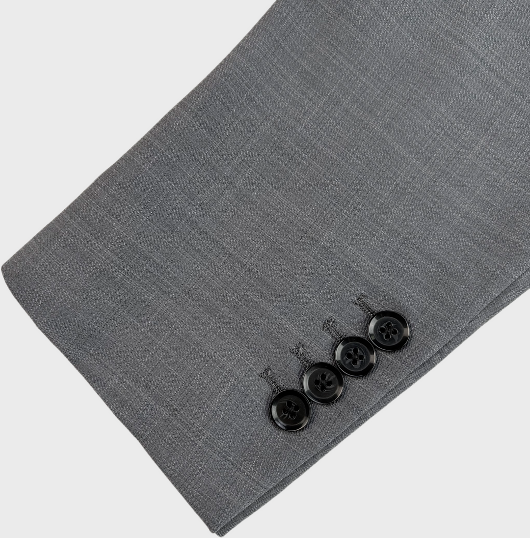 Athletic Fit Stretch Blazer – Heathered Grey - Town Hill