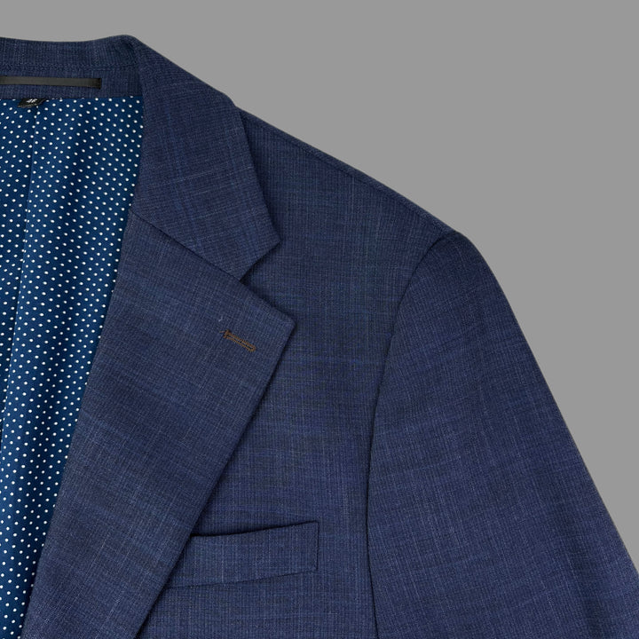 Athletic Fit Stretch Blazer – Heathered Navy - Town Hill