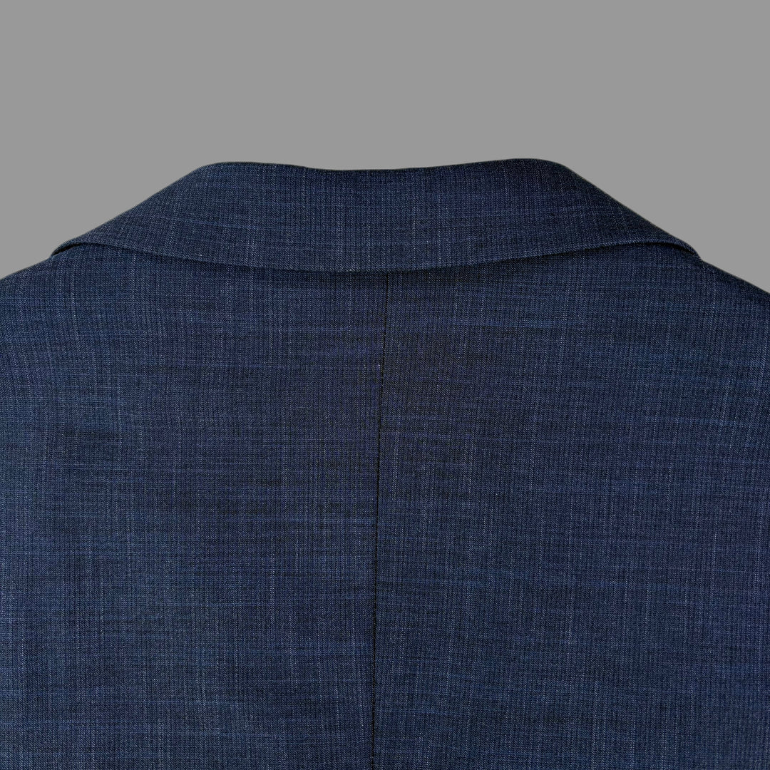 Athletic Fit Stretch Blazer – Heathered Navy - Town Hill