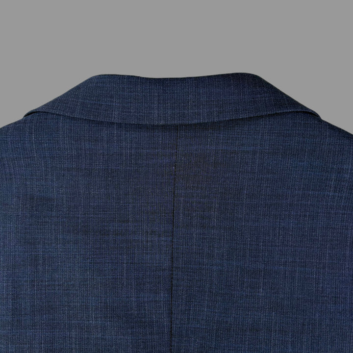 Athletic Fit Stretch Blazer – Heathered Navy - Town Hill