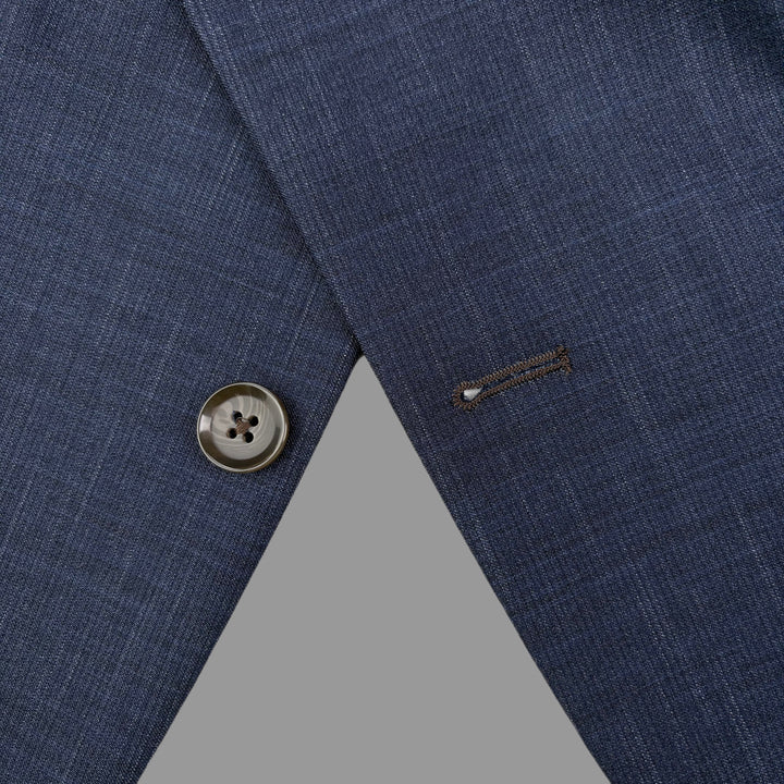 Athletic Fit Stretch Blazer – Heathered Navy - Town Hill