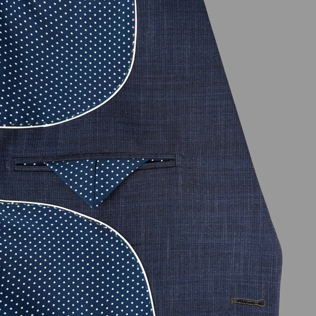 Athletic Fit Stretch Blazer – Heathered Navy - Town Hill