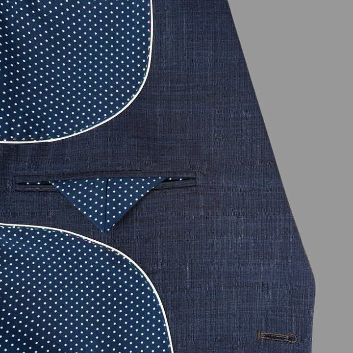 Athletic Fit Stretch Blazer – Heathered Navy - Town Hill
