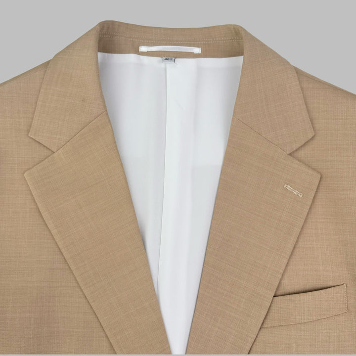 Athletic Fit Stretch Short Blazer – Heathered Sand - Town Hill