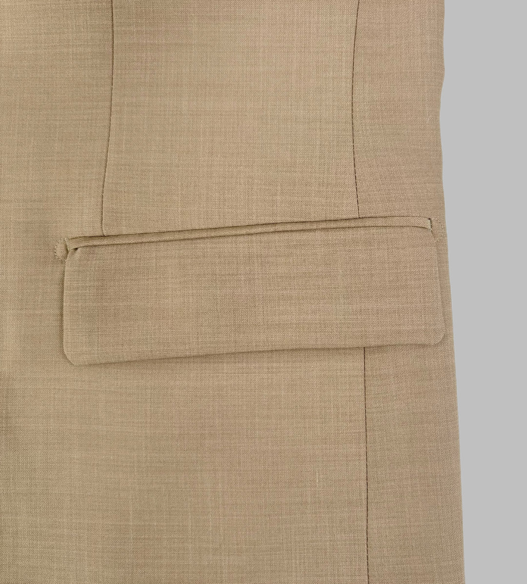 Athletic Fit Stretch Short Blazer – Heathered Sand - Town Hill