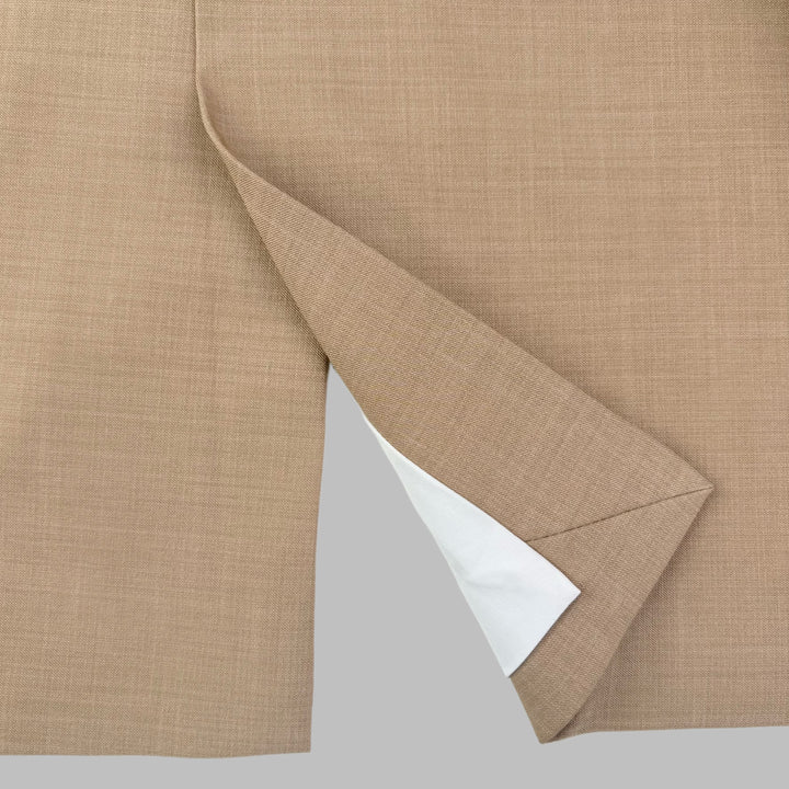 Athletic Fit Stretch Short Blazer – Heathered Sand - Town Hill