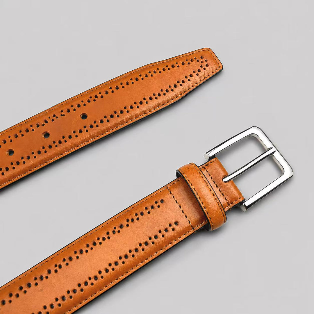 Perforated Leather Belts - Town Hill