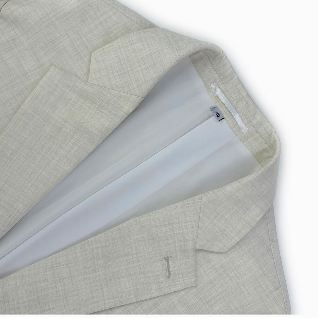 Athletic Fit Stretch Blazer – Lightweight Heathered Bamboo - Town Hill