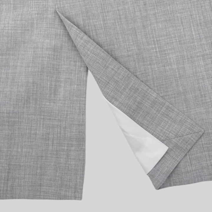Athletic Fit Stretch Blazer – Lightweight Heathered Light Grey - Town Hill