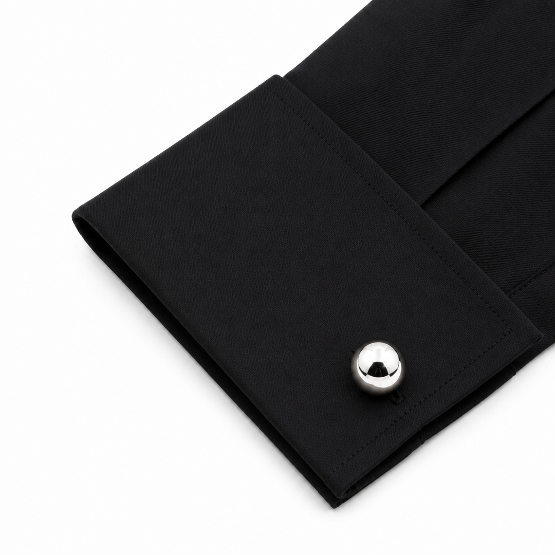 Sliver Ball Cuff Links (Set of 2) - Town Hill