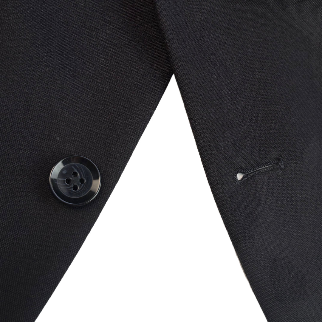 Athletic Fit Stretch Blazer – Black - Town Hill