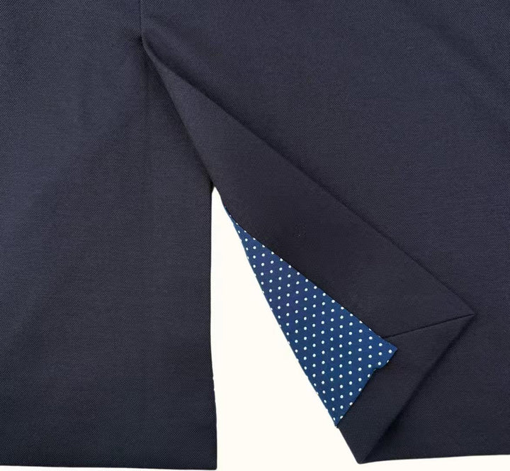 Athletic Fit Stretch Blazer – Navy - Town Hill