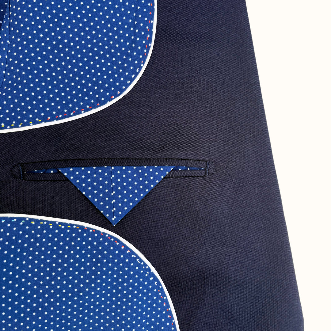 Athletic Fit Stretch Blazer – Navy - Town Hill