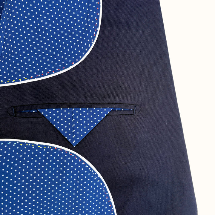 Athletic Fit Stretch Blazer – Navy - Town Hill