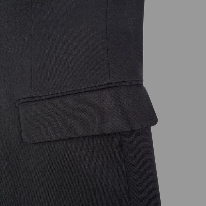 Tuxedo Jacket – Black With Peak Lapel - Town Hill