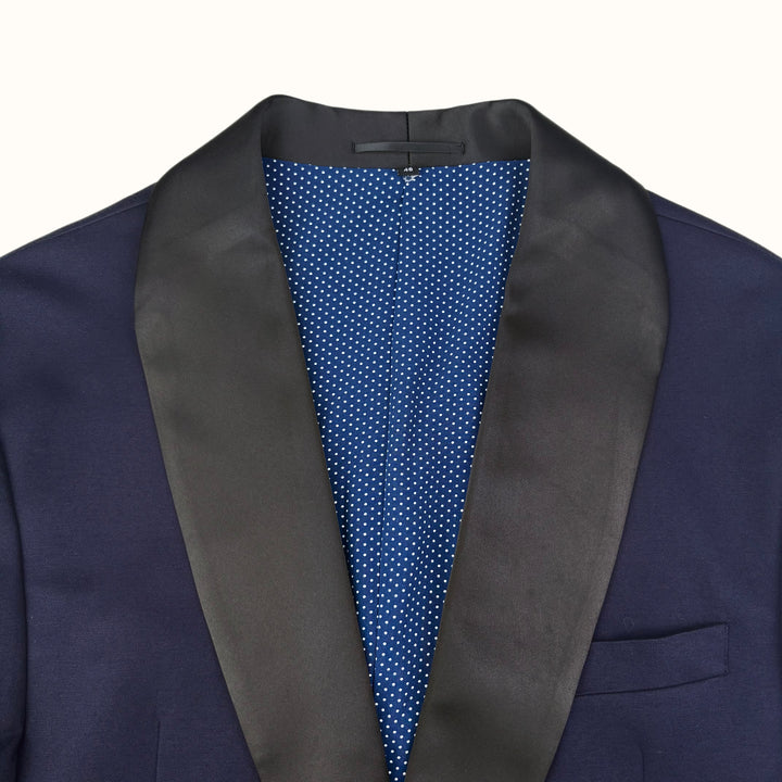 Tuxedo Jacket – Navy With Shawl Lapel - Town Hill